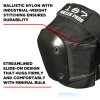 187KillerPads Carousel Product Images SlimKnee Black 02 Stitching 1024x1024