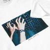 Polar Skate Co W23 Hardgoods Tee Caged Hands White 3 896x896