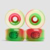spitfire sapphire radials 90du skateboard wheels pink green clear 56mm 01