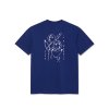 Polar Skate Co SP25 Tee Life In A Bubble Deep Royal Blue 2