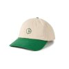 Polar Skate Co SP25 Sai Cap Stroke Logo Ecru Green 1