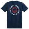 Web JPG 054 SF CP SS TEE LIVE TO BURN CLASSIC NVY BACK