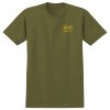 rd antihero skateboards stop pollution ss tee heather army multi