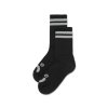 Polar Skate Co W25 Rib Socks Happy Sad Black Heather Grey 1.png