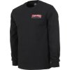 thrasher embroidered outlined l s t shirt black