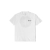 Happy sad fill logo tee white 1