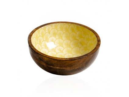 Mísy 0002 238 2 mala salatova misa z mangoveho dreva kolekce yellow happiness kopie