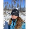 Funkční zimní čepice The cyclist s bambulí