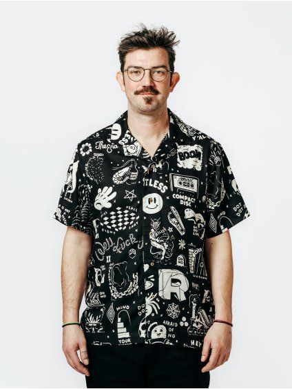 Hawajská Košile Flash Pattern (Velikost L)