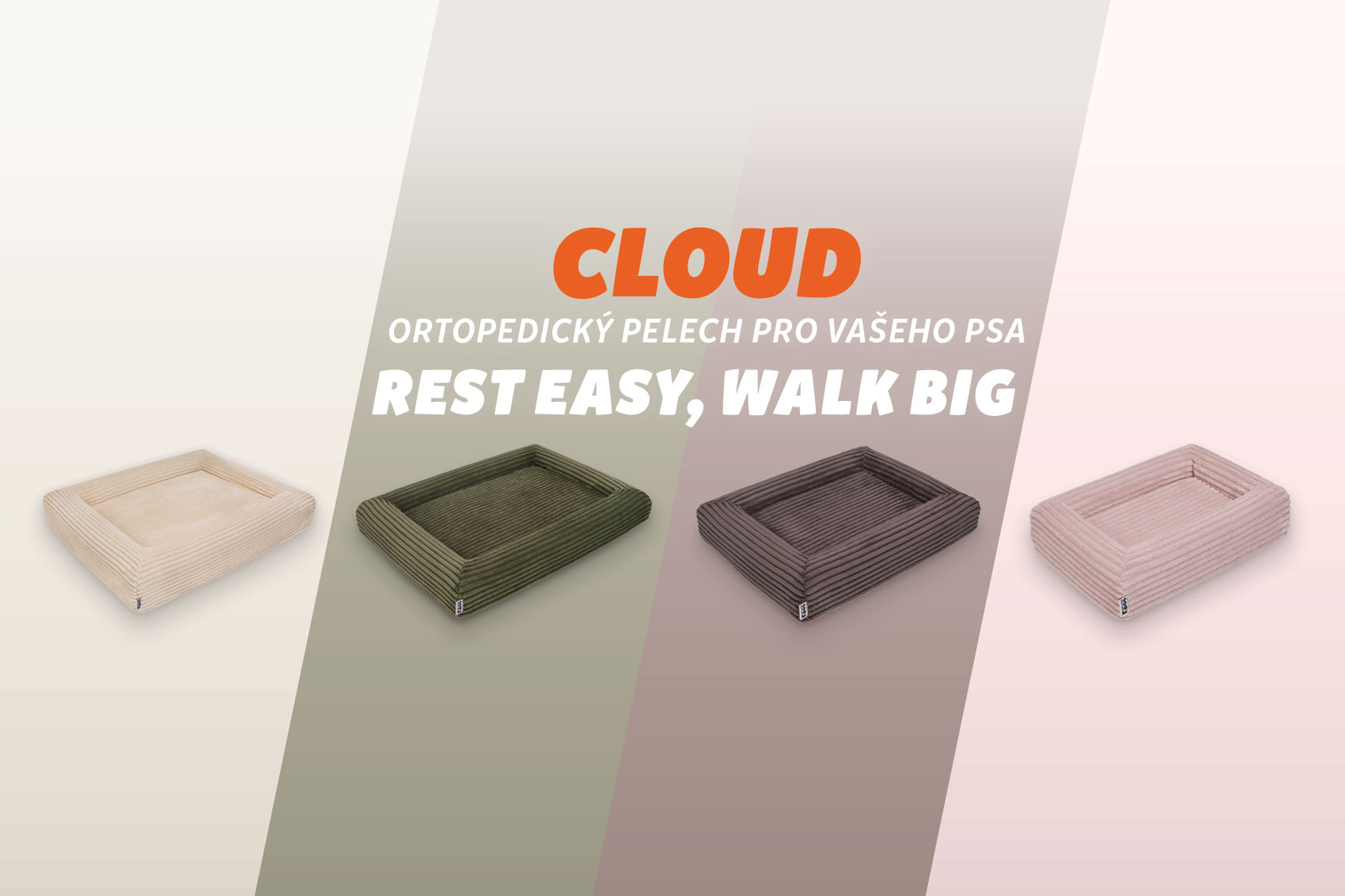ortopedický pelech Cloud