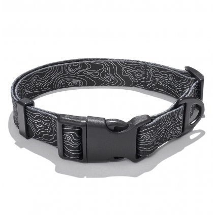 EXPLORER DOG Obojek Vrstevnice L - 41-66x2,5 cm