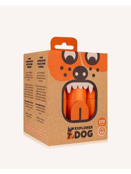 Recyklované sáčky na psí exkrementy 270 ks Explorer Dog