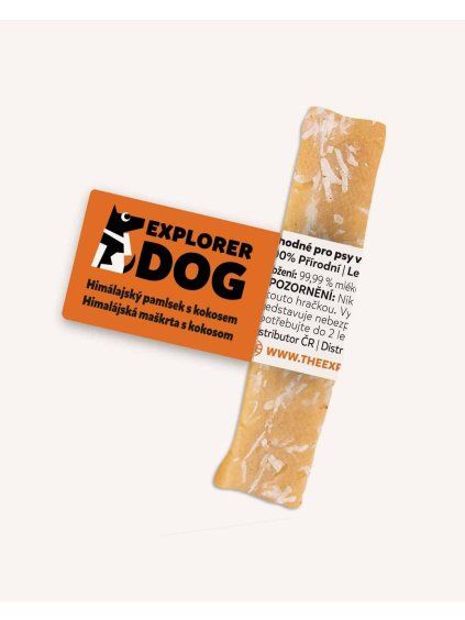 Himalájský sýrový pamlsek pro psy s kokosem Explorer Dog