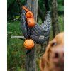 Míček pro psy AirBall na provaze Oranžový 6,5 cm Explorer Dog – pohled 2