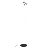 acb corvus led black floor lamp