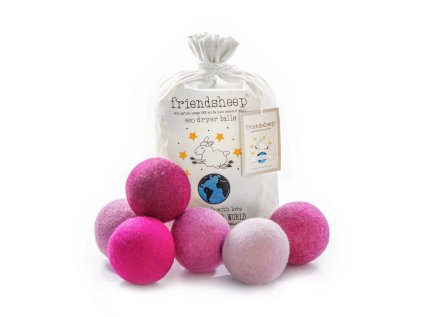 friendsheep eco dryer balls pink valentine eco dryer balls 1