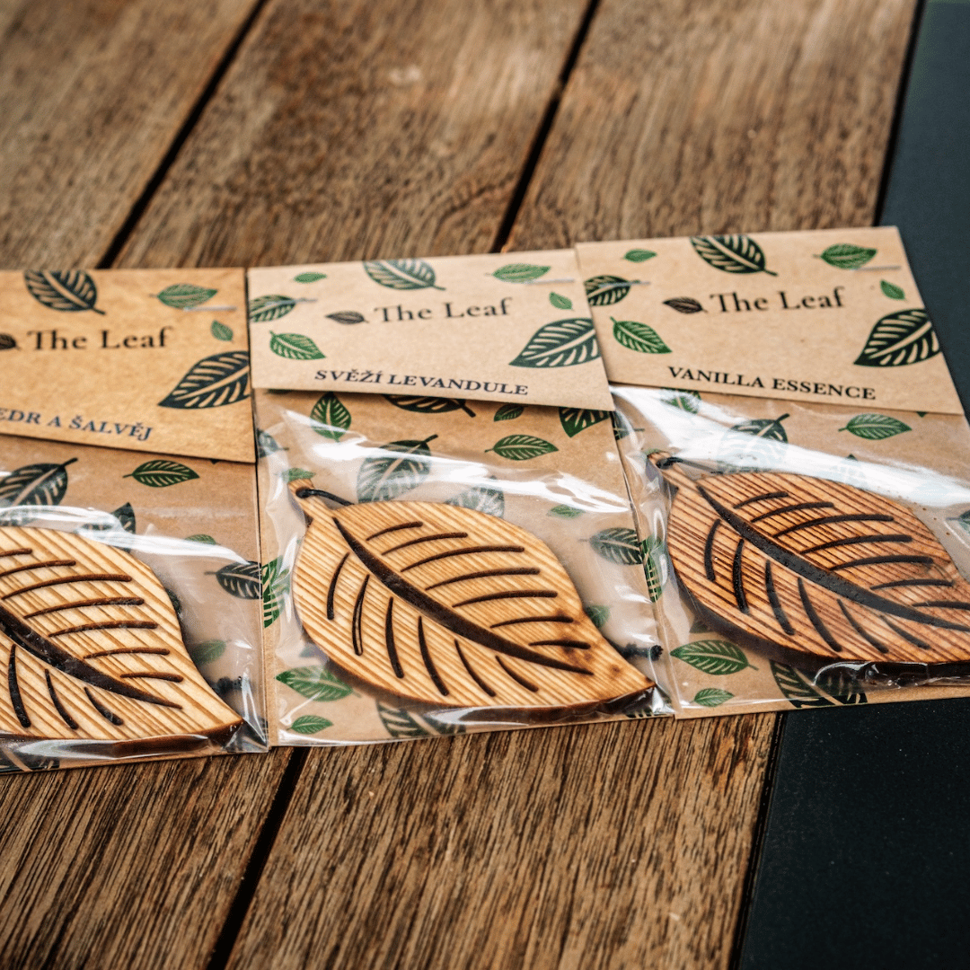 Produkty The Leaf připravené k expedici zákazníkům