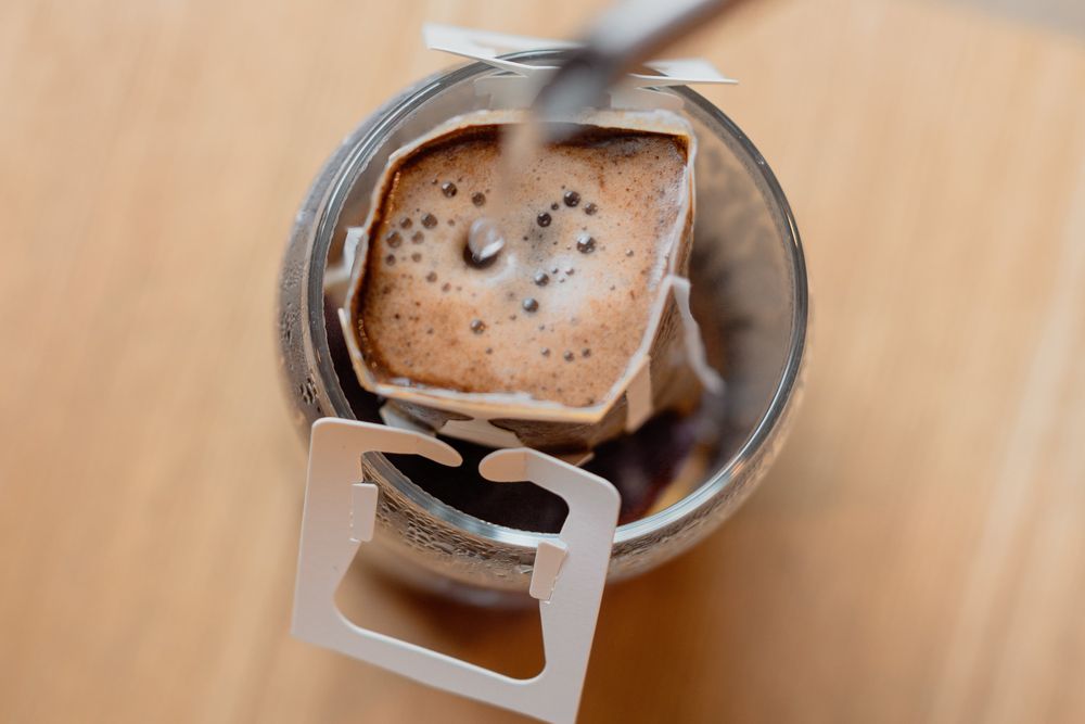 Brewing coffee drip Brewing coffee drip