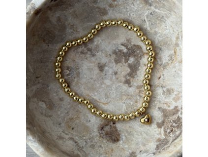 Náramek - Heart of gold