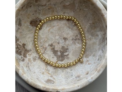 Náramek - Gold Ball