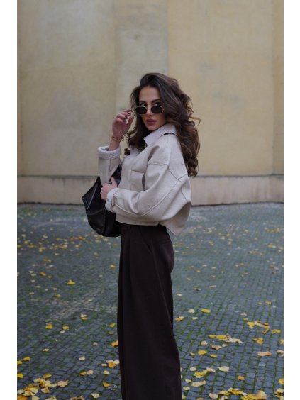 Béžová bunda Autumn Muse