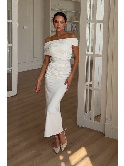 Elegantní bílé šaty Lady