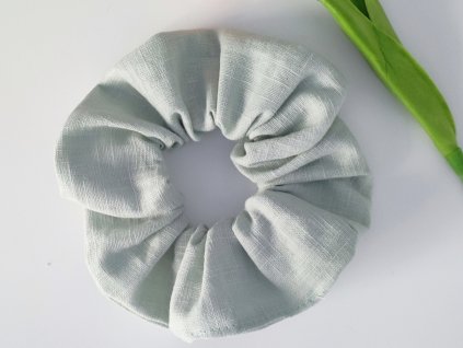 Kímélő természetes hajgumi világosmenta lenből