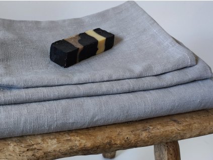 3 darabos lenvászon törölköző garnitúra