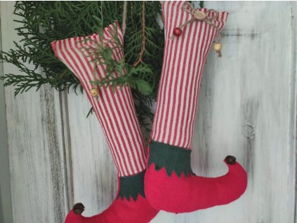 manócsizma ajtódísz