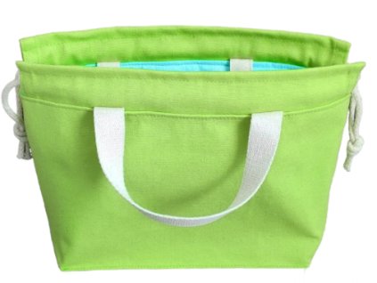 Pamut projekt táska lime zöld
