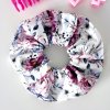 rózsás scrunchie lila rózsaszín