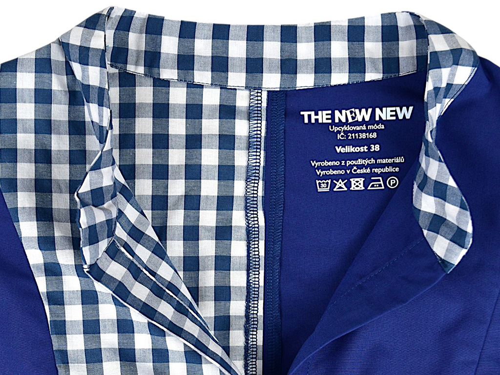 TheNewNew P-33 - Dámská upcyklovaná polokošile vel. 38