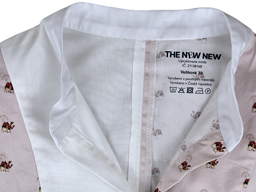 TheNewNew P-34 - Dámská upcyklovaná polokošile vel. 38