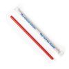 Ekologické brčko Ocean Straw ⌀ 8 mm x 230 mm – červená 250 kusů - jednotlivě zabaleno v papíru