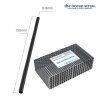 Ekologická slamka Ocean Straw ⌀8 mm x 150 mm– čierna 500 kusov - PP obal