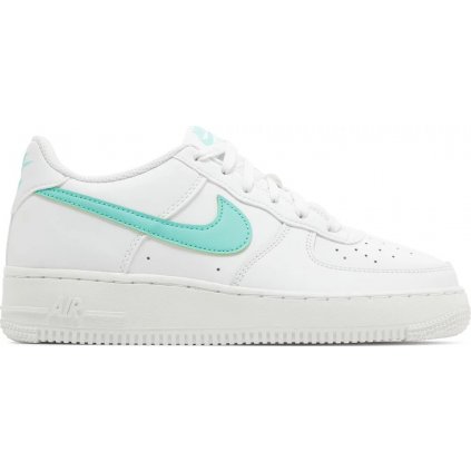 Nike Air Force 1 White Emerald Rise GS