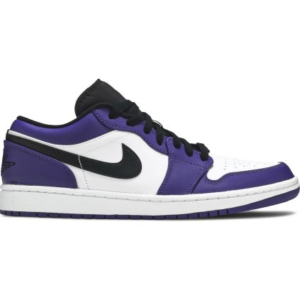 Air Jordan 1 Low Court Purple White 553558-500: Pánské Tenisky s Stylovou Bílo-Fialovou Kombinací