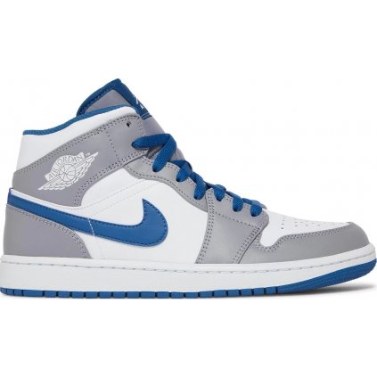 Jordan 1 Mid True Blue DQ8426-014: Elegantní Styl v Chladných Odstínech