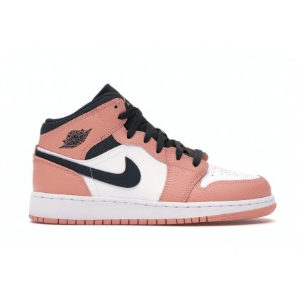 JORDAN 1 MID PINK QUARTZ (GS) 555112-603