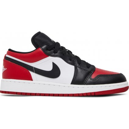 JORDAN 1 LOW BRED TOE (GS) 553560-612