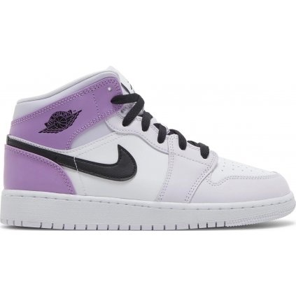 JORDAN 1 MID BARELY GRAPE (GS)