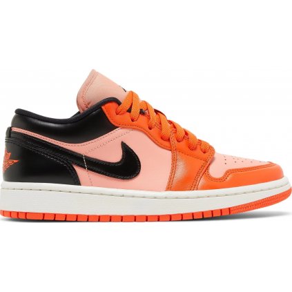 JORDAN 1 LOW ORANGE BLACK (W)