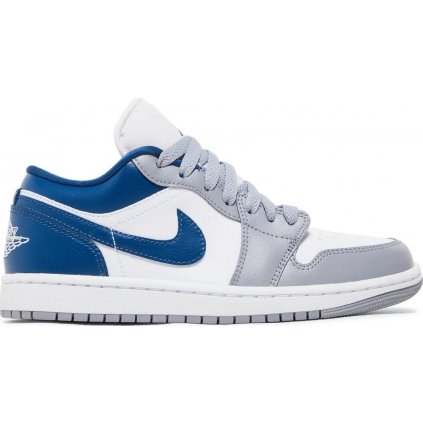 Air Jordan 1 Low Stealth French Blue (W) DC0774-042: Elegantní Modro-Bílo-Šedé Dámské Tenisky