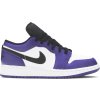 Air Jordan 1 Low Court Purple White (GS) 553560-500: Elegantní Bílo-Fialová Kombinace pro Dámy a Mladistvé