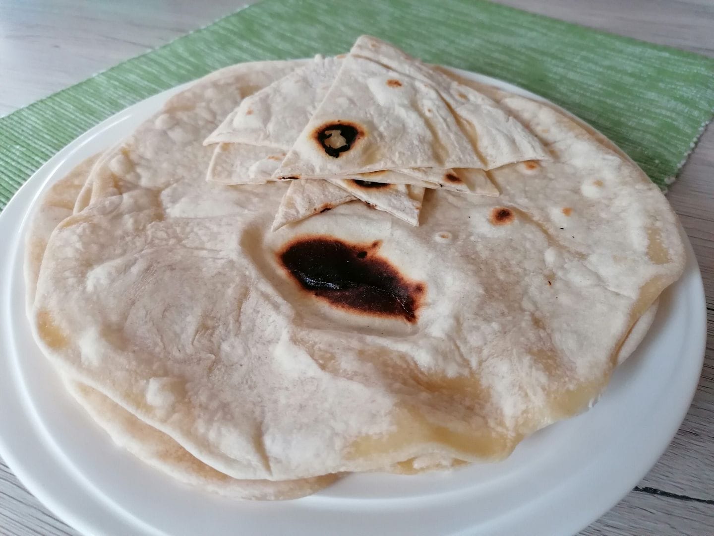 Tortilly z pšeničné mouky