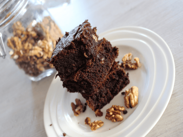 Čokoládové brownies s ořechy