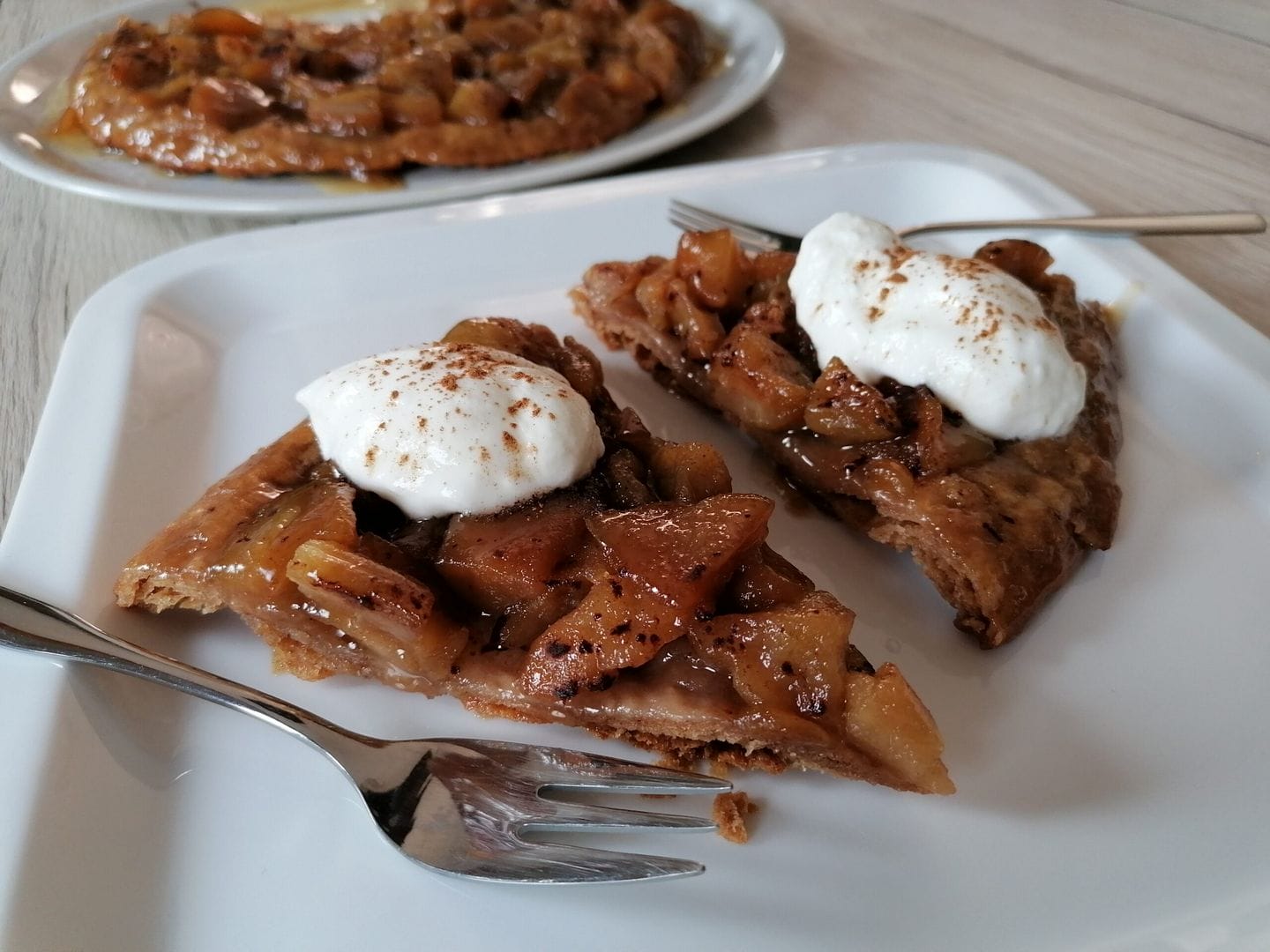 Špaldový Tarte Tatin s hruškami