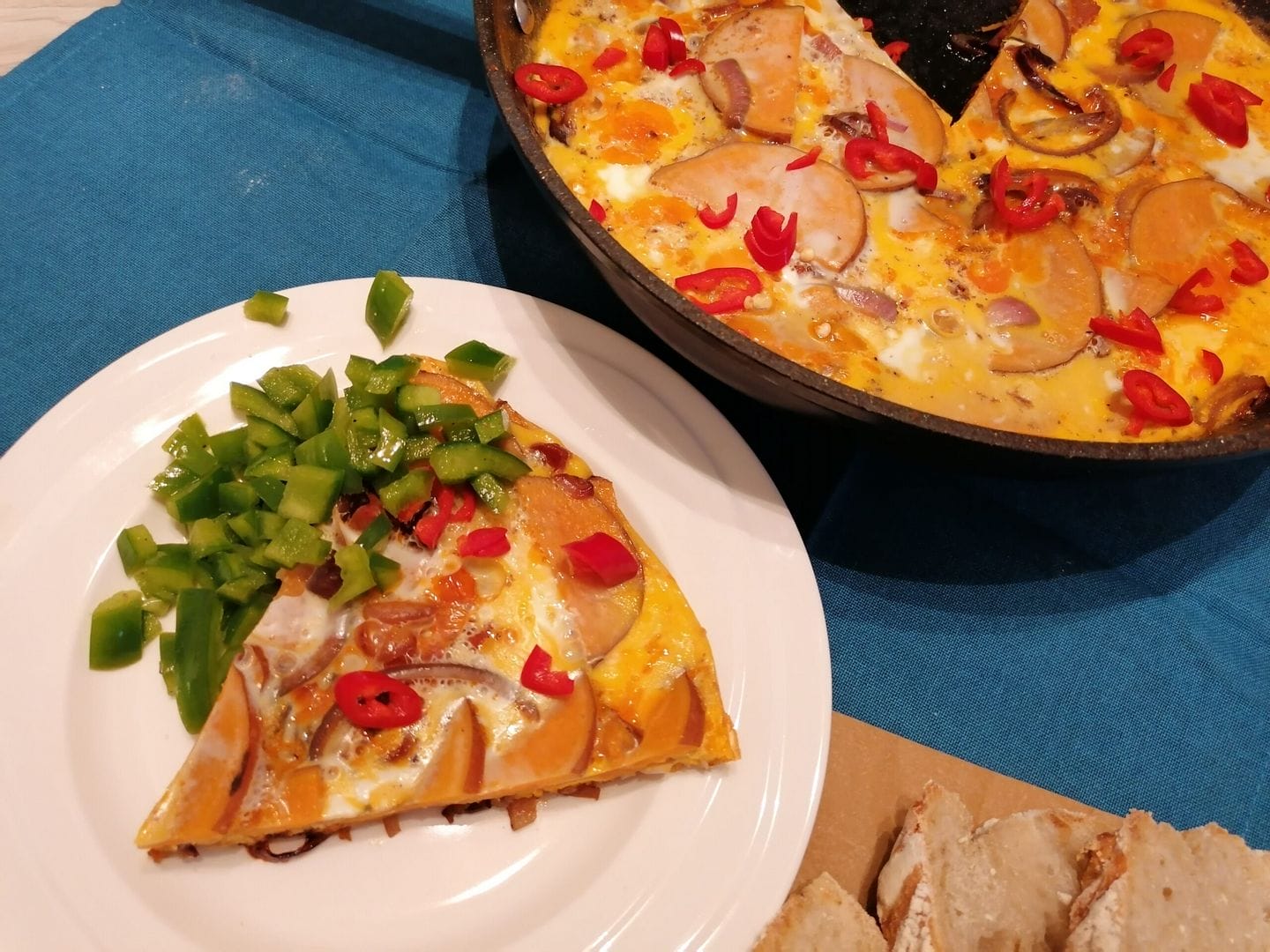 Batátová frittata