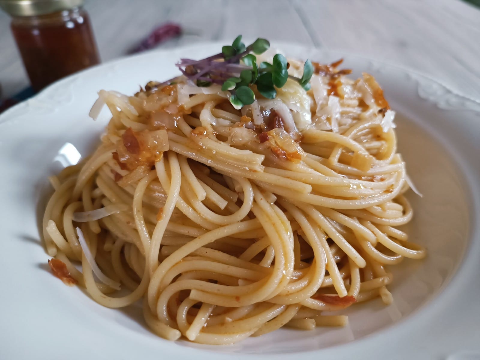 Špagety Aglio Olio s Chilli pestem