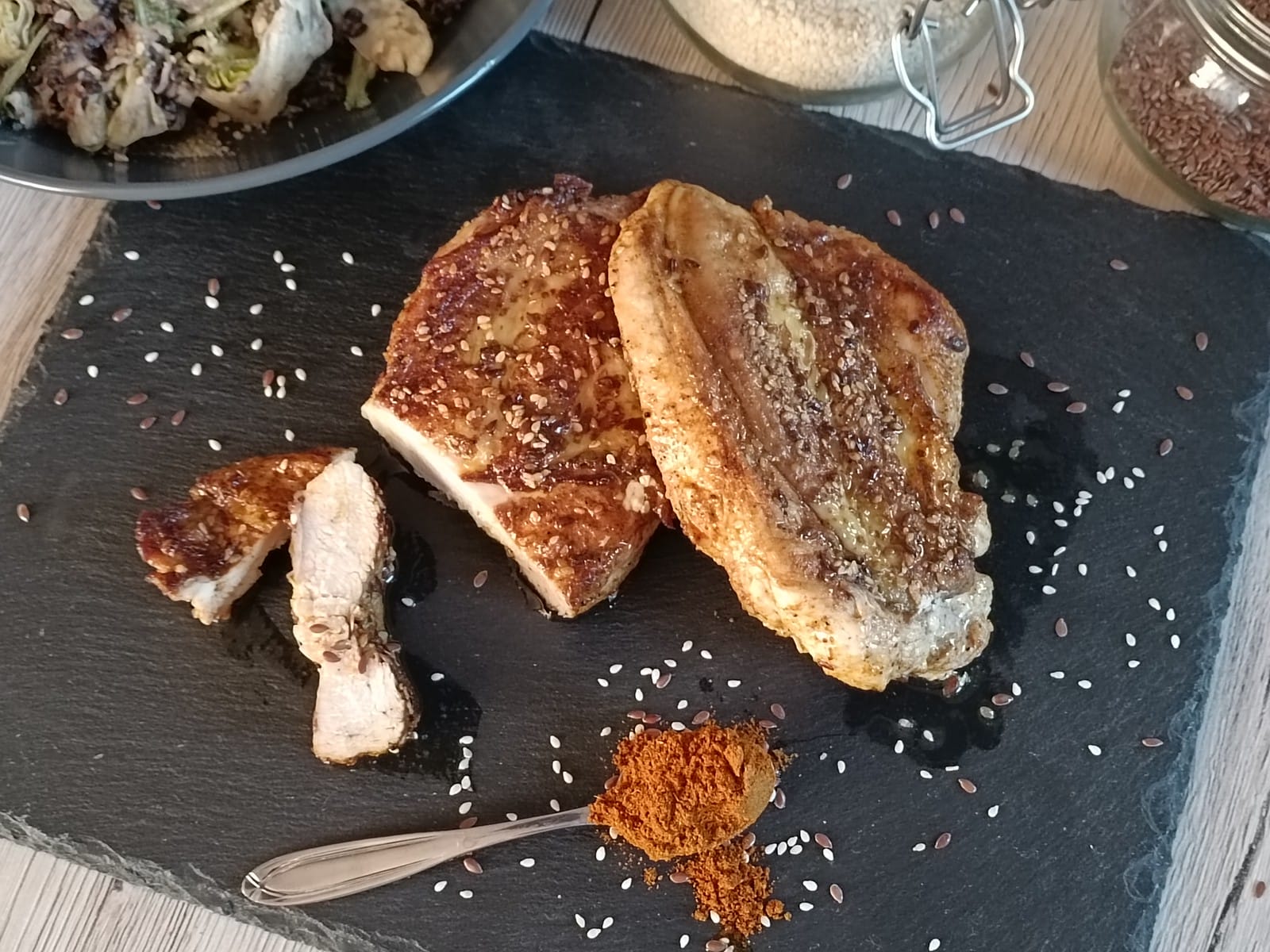 Kuřecí steak Ras se semínky